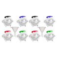 thumbnail image 2 of Wosthever Moldes de bolas de hielo con tapa, molde para hacer cubitos de glaseado de bebidas DIY, accesorio para hacer fiestas reutilizable a prueba de 4 piezas con embudo 2piezas Wosthever CBP307737, 2 of 5