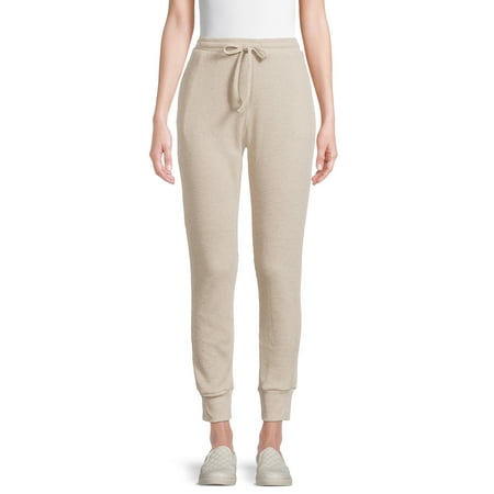 

Hanes Women s Relaxed Fit Waffle Knit Thermal Jogger Pants