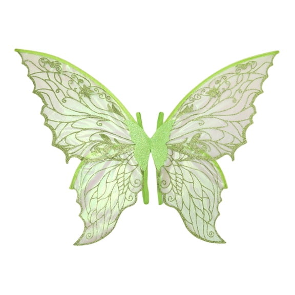 Slhenay Fairy Wings Adult Women Halloween Fairy Costume for Women Accessories Butterfly Ladybug Bee Cosplay Fairy Costume Green