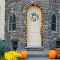 thumbnail image 5 of Fall Wreath, Fall Decorations for Home, Harvest Wreath with White Pumpkins Berries Maple Leaves Pine Cones Grain for Outside Indoor Home Wall Festival Thanksgiving Autumn Farmhouse Decor, 5 of 6