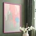 thumbnail image 5 of Blushing Abstract I Framed Print in Pink Solid Wood Framed Print No Nail Hanging, 5 of 6