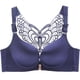 thumbnail image 1 of Sujetador de talla grande con hebilla delantera para chicas gorditas, copa grande, sin costuras, push up, ajustable, mariposa, espalda hermosa, ropa interior sexy suave, 1 of 6