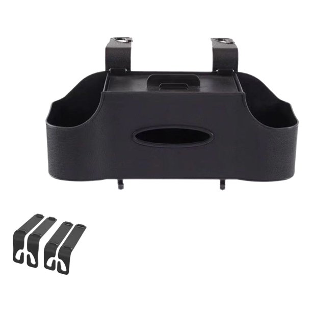 Organizador multifuncional para el asiento trasero. Organizador duradero con portavasos para SUV, sedanes y camionetas
