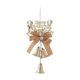 thumbnail image 2 of Campana de Lazo de Navidad, Colgante de Campana de Navidad, Adorno de Campana de Lazo Colgante para año Nuevo, de Navidad Decorativo para Pared Ciervo, 2 of 8