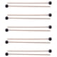 thumbnail image 1 of 10 Piezas de Cabeza de Goma Suave Palos de Madera Manejar de Campana Mazos para Glockenspiel XilóFono Campana Negro, 1 of 5