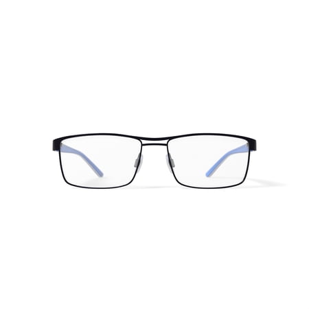 Randy Jackson Men's RJ1073 Square Prescription Eyeglasses with Case, Black