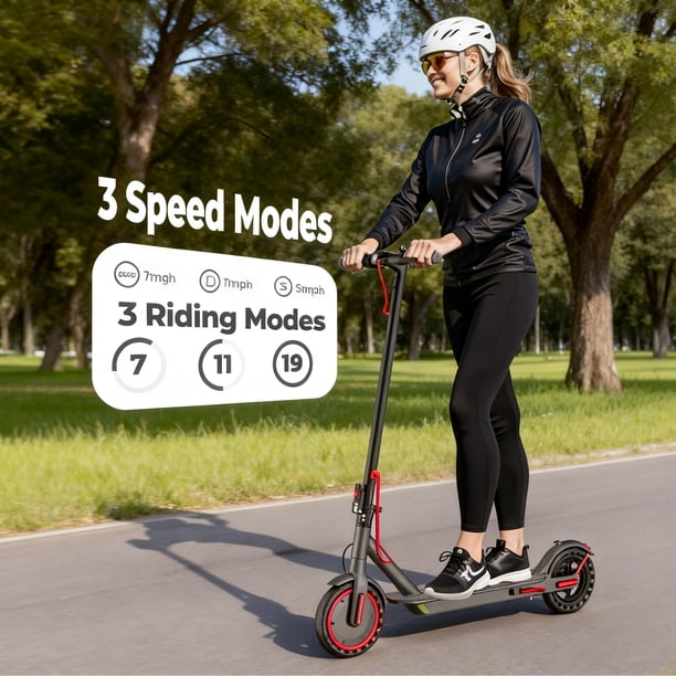JOYHIS J078L Adult Electric Scooter, 350W Motor, 15-19 MPH Speed