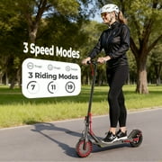 JOYHIS J078 Electric Scooter for Men and Women 8.5 Solid Tire 19mph Power by 350W Motor Max 21 mile Range Folding Commuting E Scooter