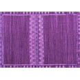 thumbnail image 1 of Ahgly Company Indoor Rectangle Abstract Purple Modern Area Rugs, 4' x 6', 1 of 4