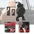 thumbnail image 6 of funtasica Car Seat Back Cup Holder Back Seat Hanger Auto Accessories Organizer Drink Holder for Bag Umbrellas Can Beverage Grocery Black, 6 of 8