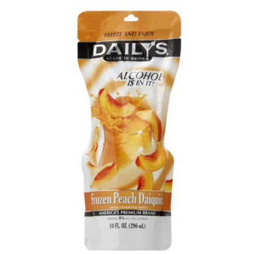 Daily's Frozen Peach Daiquiri Pouch Cocktail, , 10 fl oz