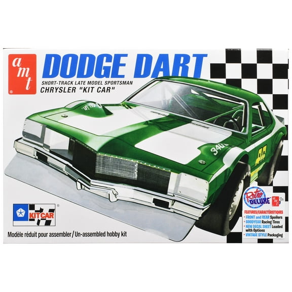 Dodge Dart Sportsman Short Track "Kit Car" (Skill 2) 1/25 Scale Plastic Model Kit by AMT