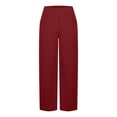 thumbnail image 7 of Yuanlook Women's High Waisted Stretchy Pull On Dress Pants Casual Work Pants with Pockets S-XXL, 7 of 7
