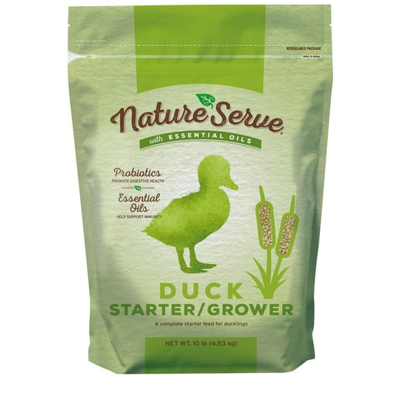 Alimento para cultivador/iniciador NatureServe Duck, 4,54 kg