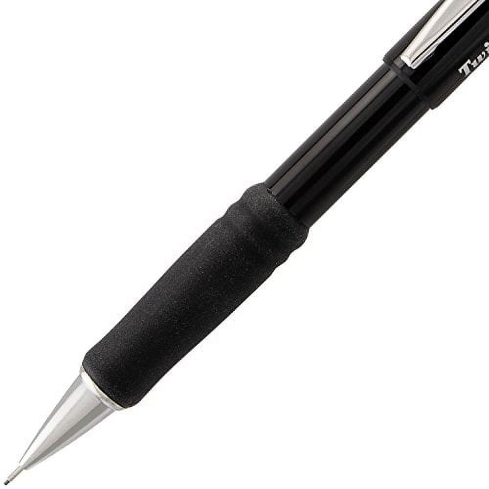 Pentel Twist Erase III Mechanical Pencils, Fine Point, 0.5 mm, Black, 12 Count