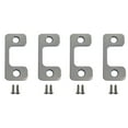 thumbnail image 1 of Pack Door Lock Plates - Adjustable Strike Plate - Large Hole Strike Plate for Door Lock, Electronic Locks, Home Security and Rental Strike Plate, 1 of 5
