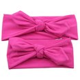 thumbnail image 2 of Diademas de Turbante Elástico Elástico para de 2 Piezas Rosa Colcomx Mujeres Hairband, 2 of 8