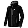 thumbnail image 3 of Little Donkey Andy Men's Lightweight Hooded Softshell Jacket for Running Travel Hiking, Windproof, Water Repellent Black Size XL, 3 of 4