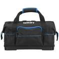 thumbnail image 1 of HART 16-inch Hard Bottom Tool Bag, Waterproof Base, Black and Blue, 1 of 5