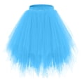 thumbnail image 4 of EnJoCho Girls Tutu Skirt 50s Vintag𝖾 Ballet Bubble Dance Skirts Cos-play Festival Party Skirts Flower Puffy Mesh Short Dress, 4 of 4
