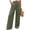 Army Green, variant on Pants Women Palazzo Work Pants Denim Pants Jeans Oversized Green High Waisted Wide Leg Long Lightweight Summer Pants Women,L