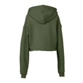 thumbnail image 2 of Bella + Canvas Womens Fleece Crop Hoodie, 2 of 4