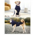 thumbnail image 2 of Dog Anxiety Calming Hoodie,Breathable Dog Anxiety Jacket Vest Coat for ,Fireworks,Vet Visits,Separation,Adjustable Pet Hoodies navy blue S, 2 of 5
