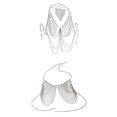 thumbnail image 1 of Bikini Accesorio Collar Cadenas Joyas con múltiples capas cuello halter Halter extraíble Longitud ajustable para verano Salvador Dali Sujetador de cadena de cuerpo de múltiples capas, 1 of 10