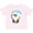 AD-Pink, variant on Cute Christmas Penguin in Blue Hat Boys or Girls Toddler T-Shirt