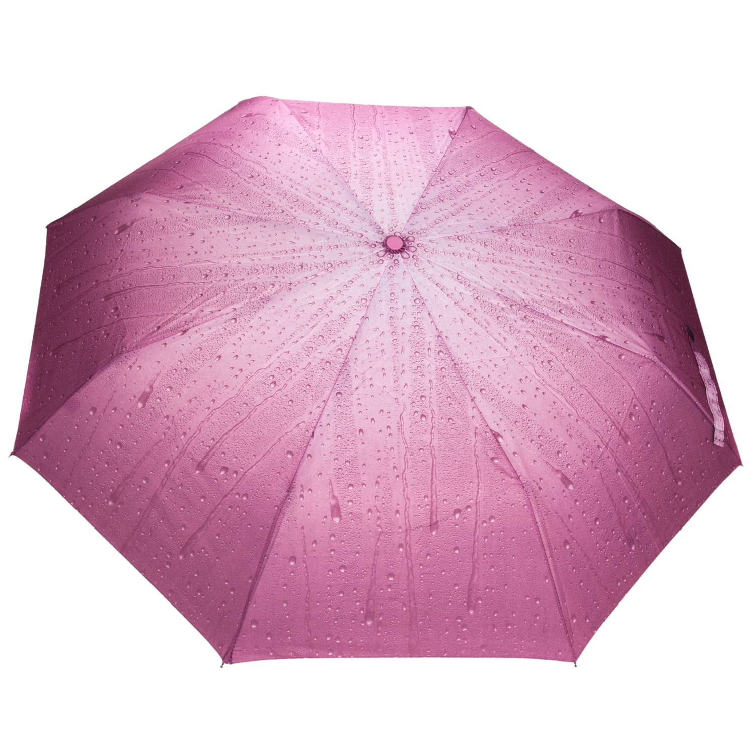 Raindrop Design 8 Frame Weather Resistant Automatic Umbrella