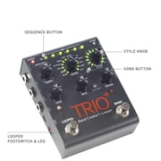 Digitech TRIOPLUS-U Trio Plus Band Creator & Looper Guitar Pedal
