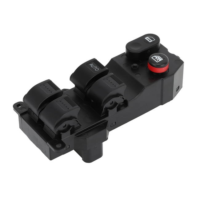 Interruptor de ventana eléctrica Unique Bargains No.35750SELP11 para el lado del conductor delantero izquierdo para Honda Fit 2007-2008 Negro
