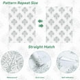 thumbnail image 4 of DAZLUTE Wallpaper Peel and Stick Green Floral Contact Paper Self Adhesive Wallpaper for Home Walls 17.7"x118", 4 of 8