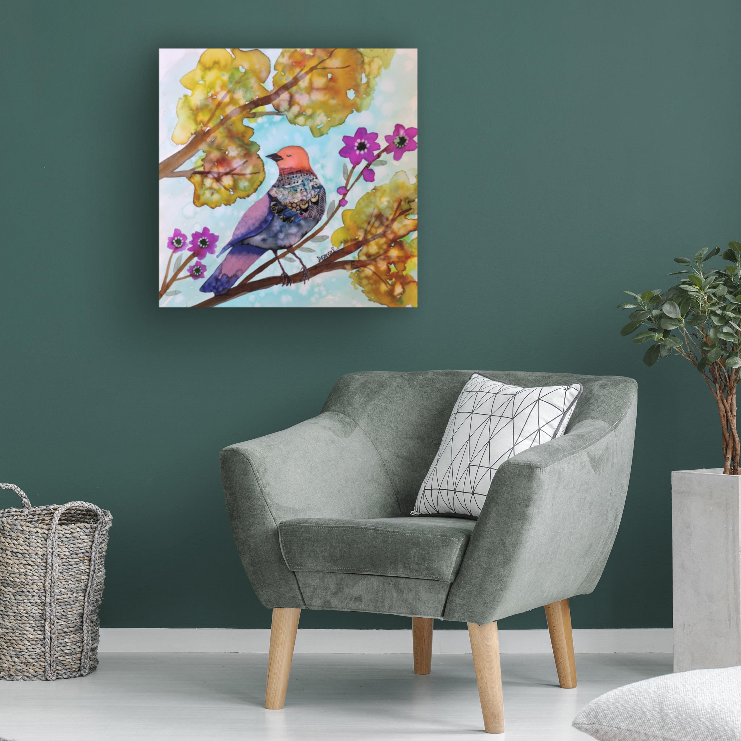 Sylvie Demers 'Le Chant Du Coeur' Canvas Art