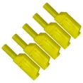 thumbnail image 1 of 5pcs Safety 4mm Banana Plug Male Retractable Sheath Stackable Solder Connectors, 1 of 9