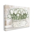 thumbnail image 3 of Stupell Industries White Tulip Flowers Fresh Vintage Country Tin Painting, 48 x 36, Design by Cindy Jacobs, 3 of 7