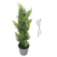 thumbnail image 2 of Decorációe de árbol cipress encendida iluminada usb led mini de la mesa led de luz, 2 of 7