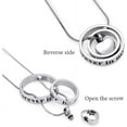 thumbnail image 5 of Circle of Life Pet Cremation Jewelry for Ashes of Dog/Cat Funeral Keepsake Urn Necklace Paw Print Heart Memorial Necklace, 5 of 7