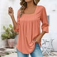 thumbnail image 4 of WCJM Women's Regular-Fit Long-Sleeve Crewneck T-Shirt Black Long Sleeve T Shirt Women Women's Long Sleeve T-Shirt, 4 of 7