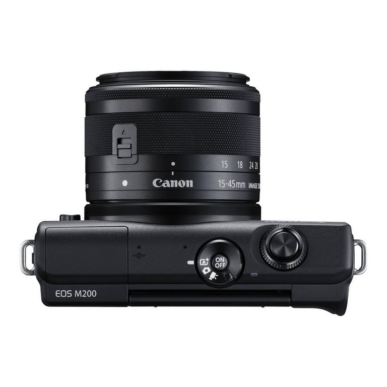 Canon EOS M200 DSLR - 24.1 MP, 4K, 3x zoom, EF-M 15-45mm Canon EOS M200 DSLR - 24.1 MP, 4K, 3x zoom, EF-M 15-45mm