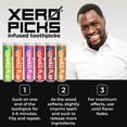 thumbnail image 2 of Xero Picks Dry Mouth Toothpicks – Xylitol Infused Flavored Toothpicks for Fresh Breath & Saliva Support – Long Lasting Oral Hydration – Variety 6 Pack (Cinnamon Mint, Churro, Caramel Apple & More), 2 of 8