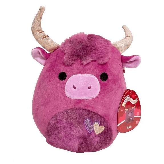 Squishmallows Highland Cow Stuffed Animals and Plush Toys, Polyester