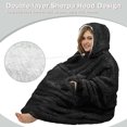thumbnail image 5 of Catalonia Oversized Hoodie for Women Men, Big Hoodie Blanket, Ultra Long Wearable Blanket, Full Body Giant Hooded Blanket, Gift for Women Girlfriend, 5 of 5