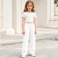 thumbnail image 6 of StSilkitty Cargo Pants for Boys Girls Elastic Waist Straight Leg Sweatpants Athletic Running Hiking Sweat Pants with Pockets, 6 of 9