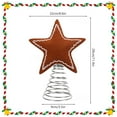 thumbnail image 3 of Christmas Feltcloth Tree Top Decoration Christmas Tree Top Star Ornament, 3 of 6