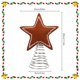 thumbnail image 3 of Adorno navideño de fieltro para la copa del árbol Adorno de estrella para la copa del árbol de Navidad, 3 of 6