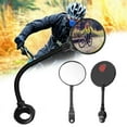 thumbnail image 3 of 2pc Mirrors Handlebar Rearview Mirror for BICYCLE Motorcycle 360 Rotation Cycling Adjustable Mirror Bike E3X2 Riding, 3 of 8