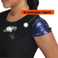 thumbnail image 6 of MISS COCOLI Waist Trainer Sauna Vest for Women Workout Vest Sweat Suit Body Shaper Short Sleeve Compression Shirt, 6 of 9
