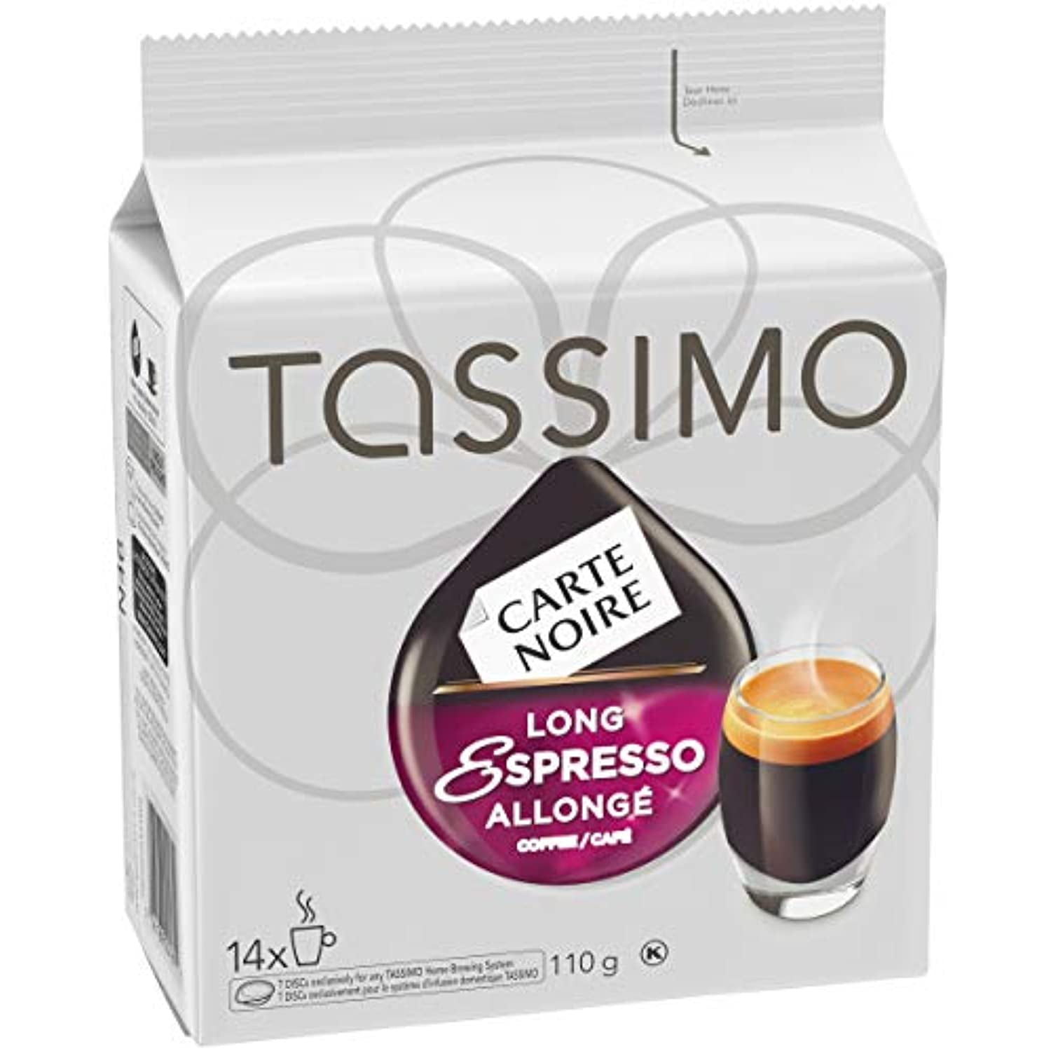 TASSIMO Carte Noire Latte Macchiato Caramel 16 T DISCs - Pack of 5