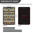 thumbnail image 3 of Yuyamidu Aztec Sunflower RV Door Window Shade Cover Travel Trailer Motorhome Sun Shade Accessories RV Skylight Sunshade Camper Door Window Sunshade, 3 of 7